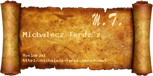 Michalecz Teréz névjegykártya